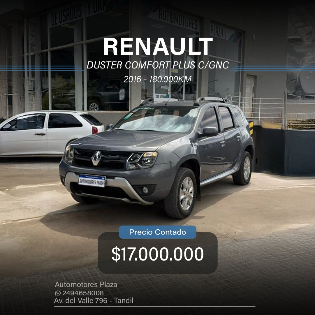 RENAULT DUSTER COMFORT PLUS C/GNC