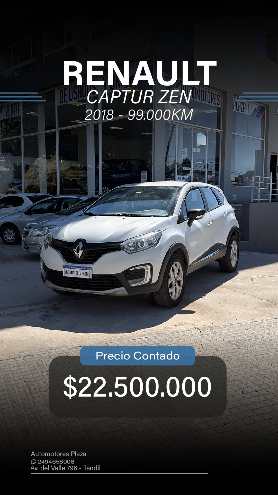Miniatura 3 de RENAULT CAPTUR ZEN 2018