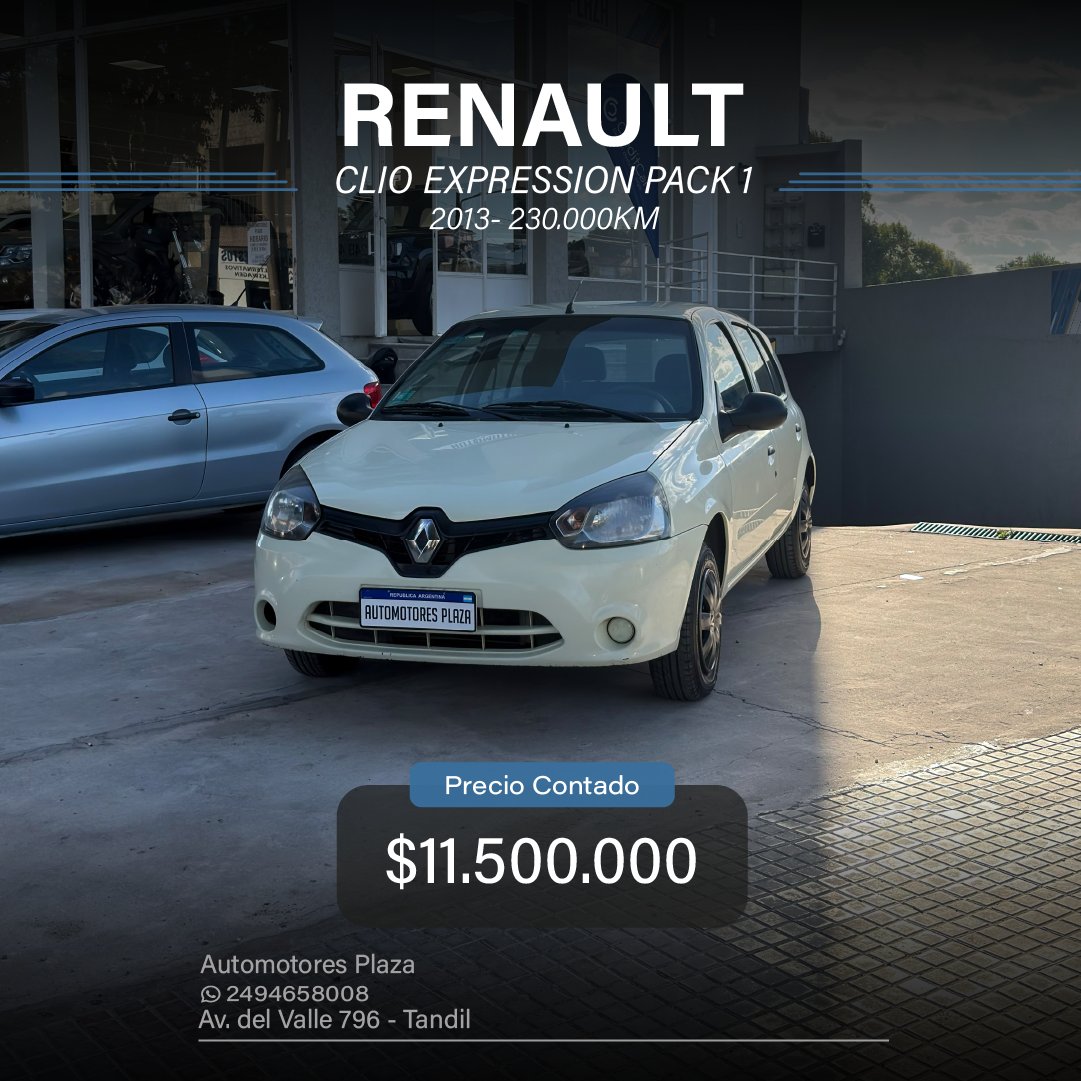RENAULT CLIO EXPRESSION PACK 1