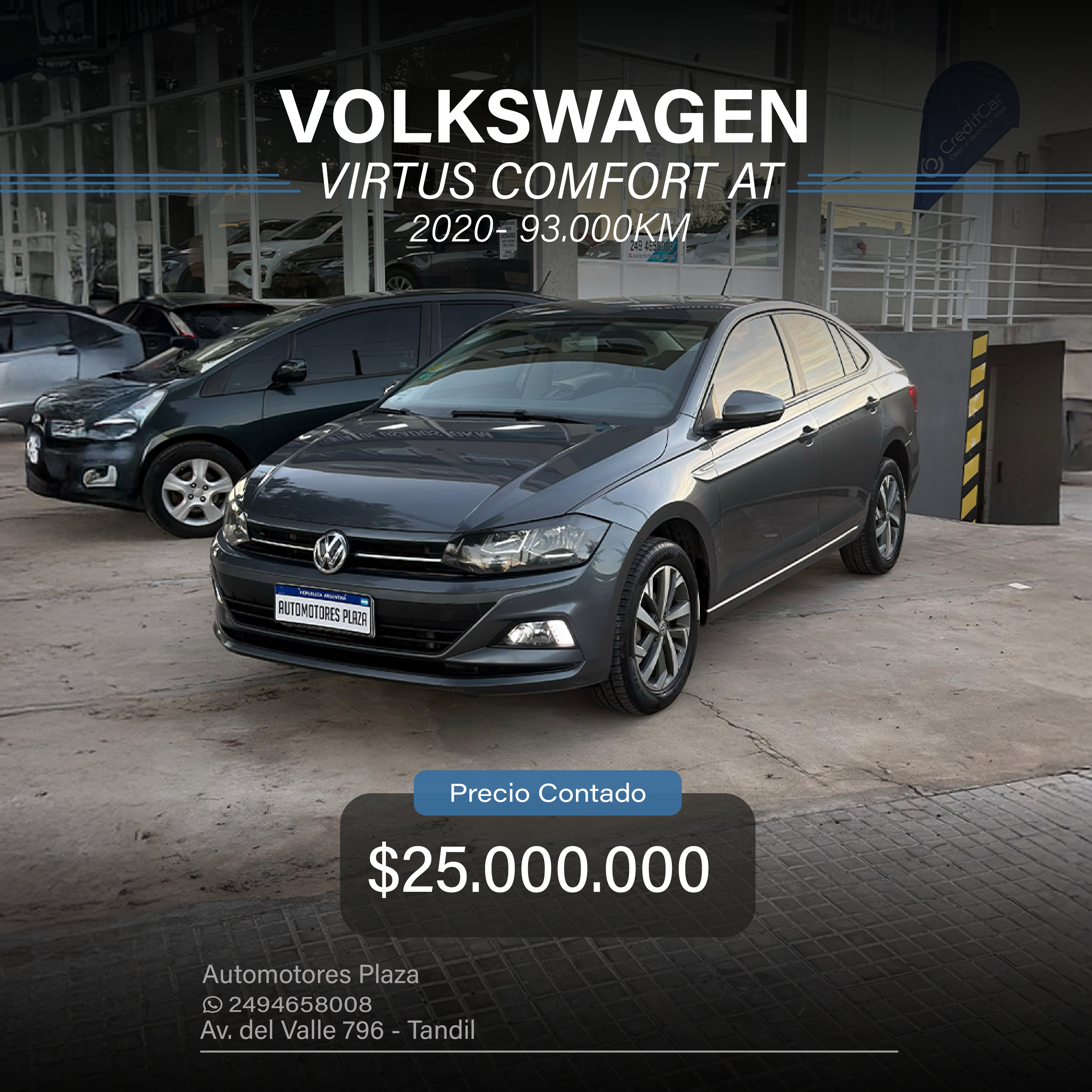 VOLKSWAGEN VIRTUS COMFORT AT