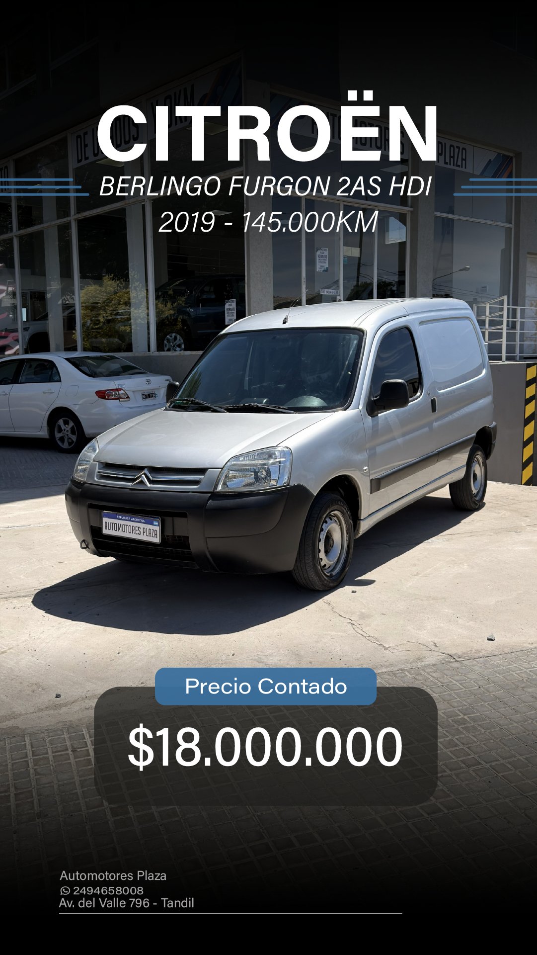 Miniatura 3 de CITROEN BERLINGO FURGON 2AS HDI 2019