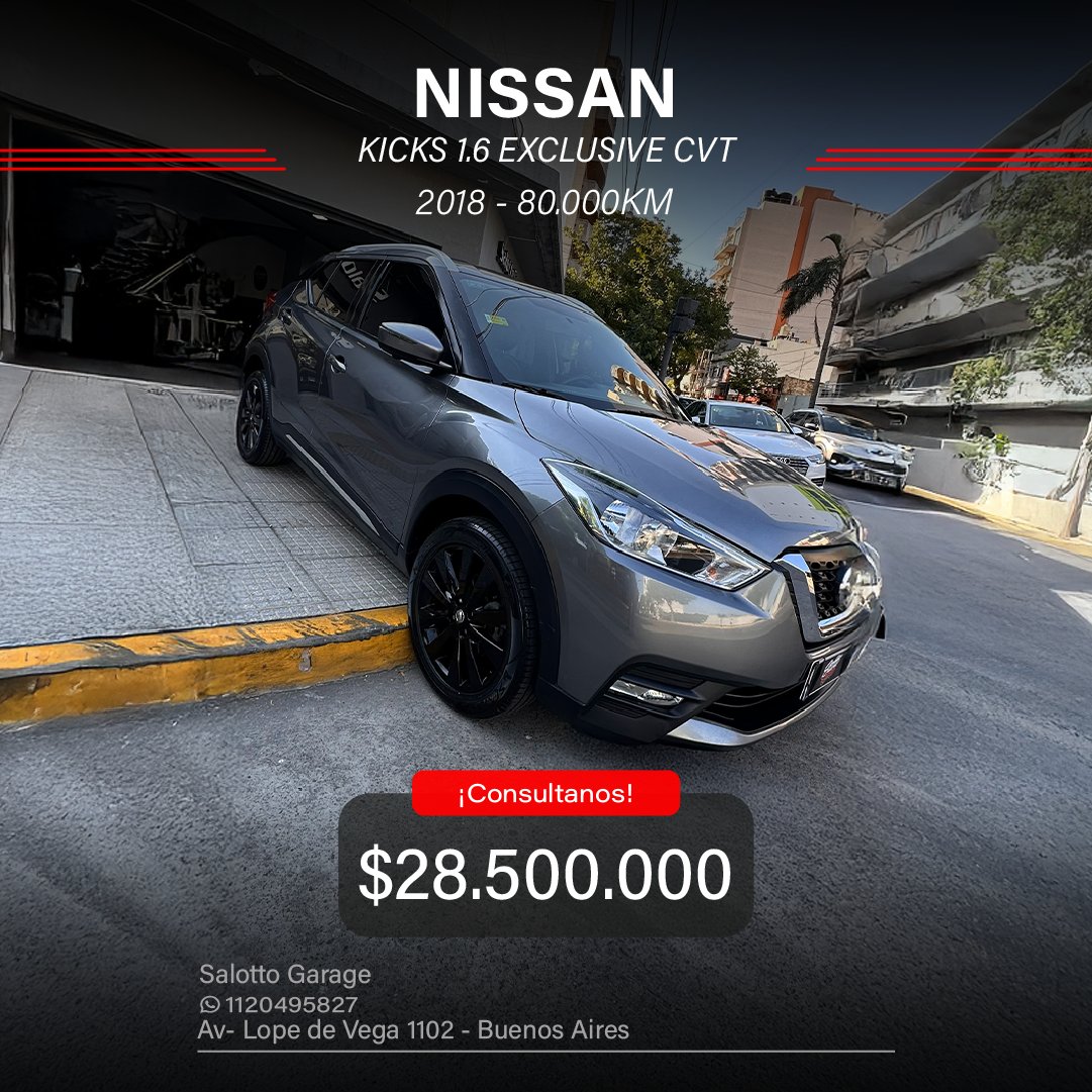 NISSAN KICKS 1.6 EXCLUSIVE CVT