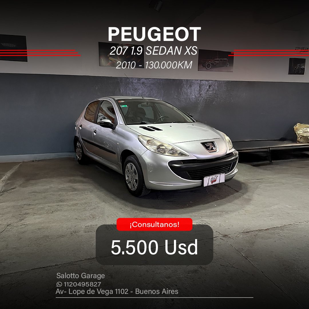 PEUGEOT 207 1.9 XS