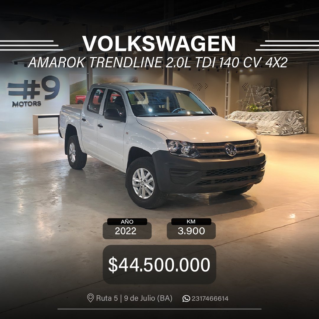 VOLKSWAGEN AMAROK TRENDLINE 2.0 TDI 140CV 4X2