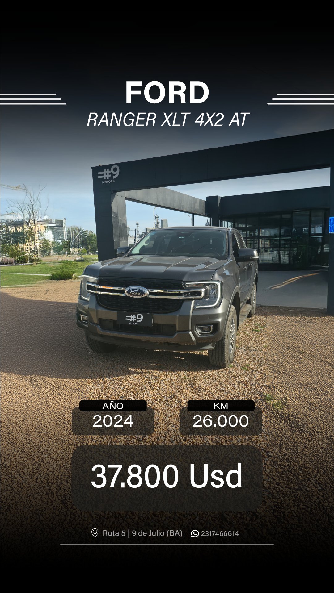 Miniatura 3 de FORD RANGER XLT 4X2 AT 2024