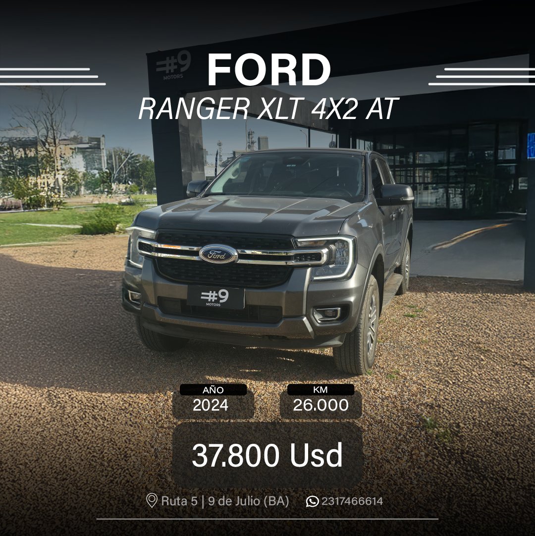 FORD RANGER XLT 4X2 AT