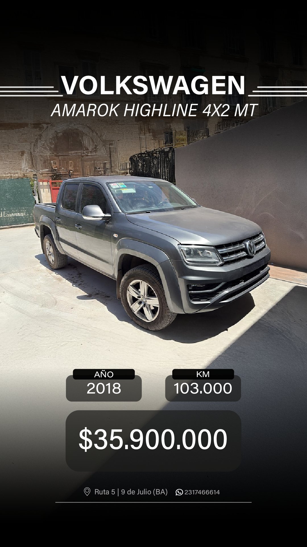 Miniatura 3 de VOLKSWAGEN AMAROK HIGHLINE 4X2 2018