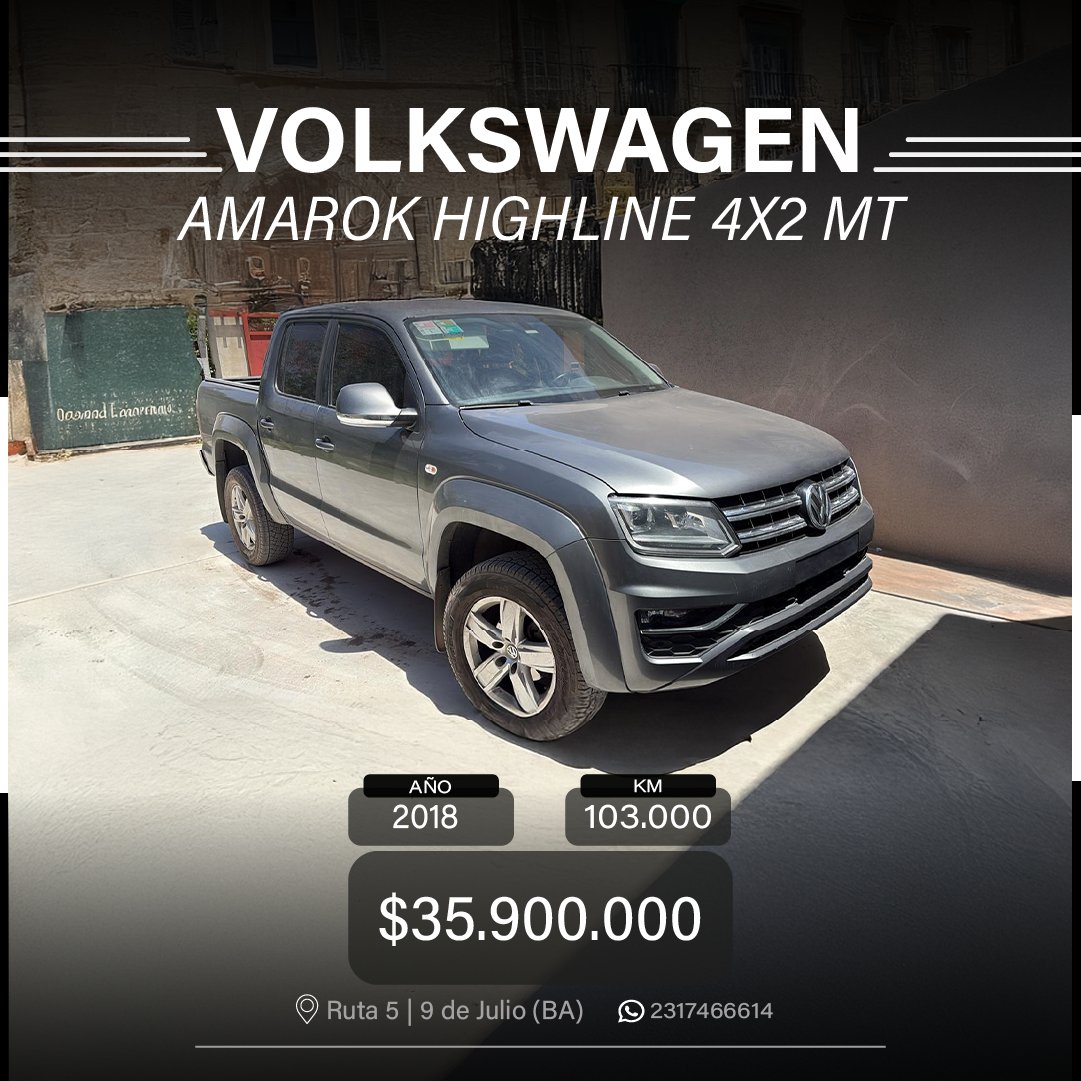 VOLKSWAGEN AMAROK HIGHLINE 4X2