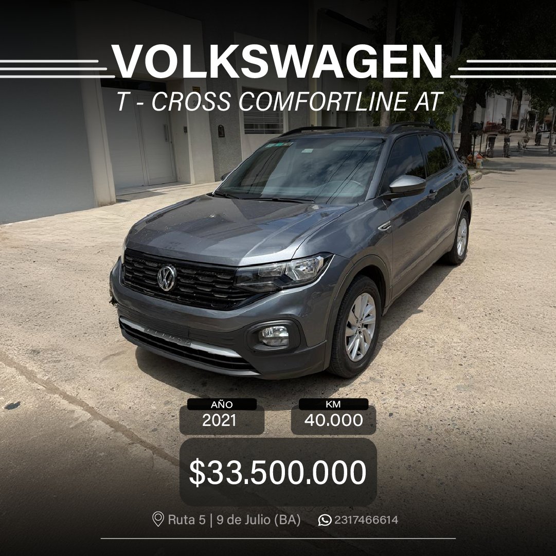 VOLKSWAGEN T- CROSS COMFOTLINE