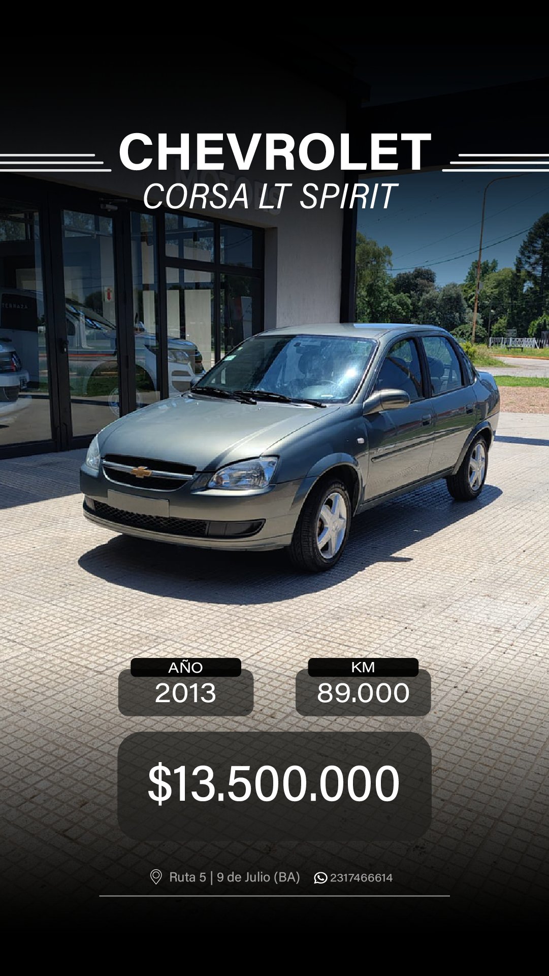 Miniatura 3 de CHEVROLET CORSA LT SPIRIT 2013