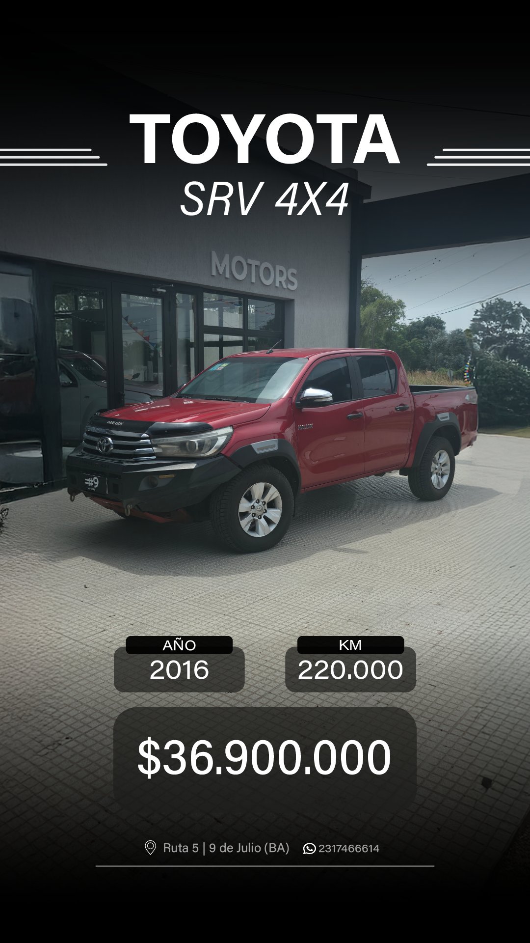 Miniatura 3 de TOYOTA HILUX SRV 4X4 2016