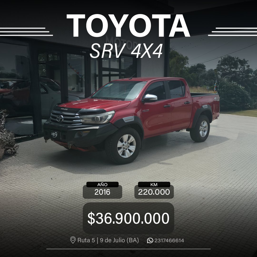 TOYOTA HILUX SRV 4X4