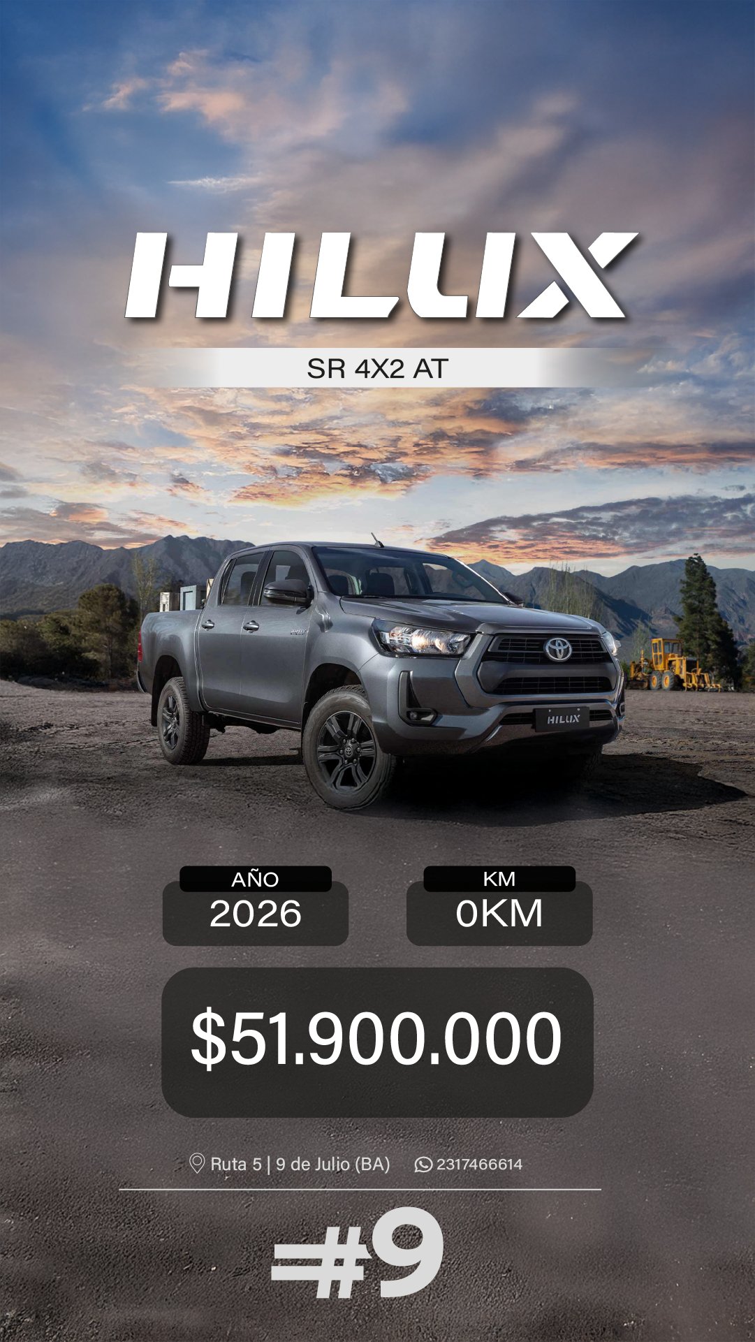 Miniatura 3 de TOYOTA HILUX SR AT 2026