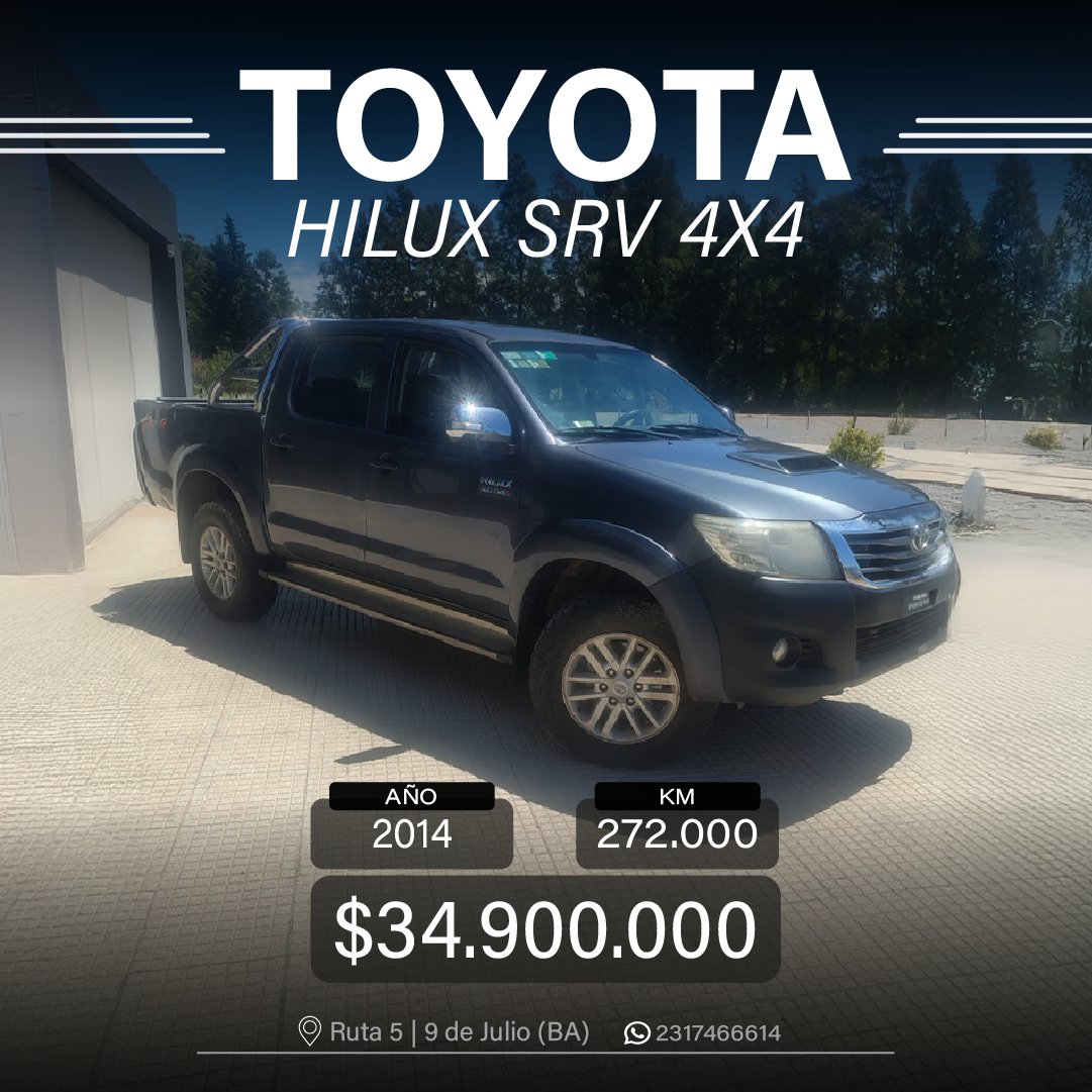 TOYOTA HILUX SRV 4X4
