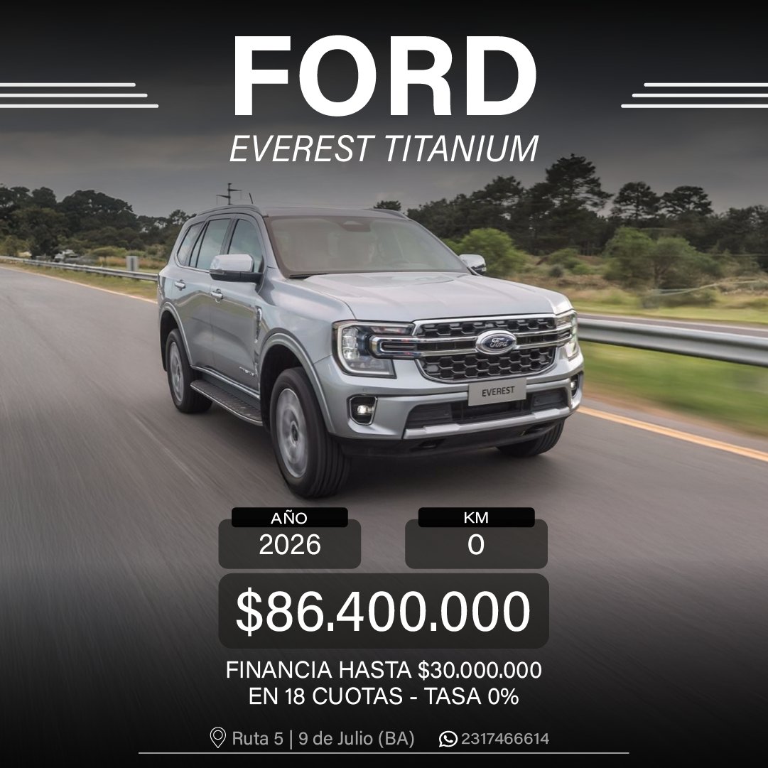 FORD EVEREST TITANIUM