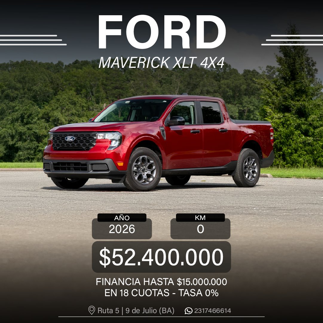 FORD MAVERICK XLT 4X4