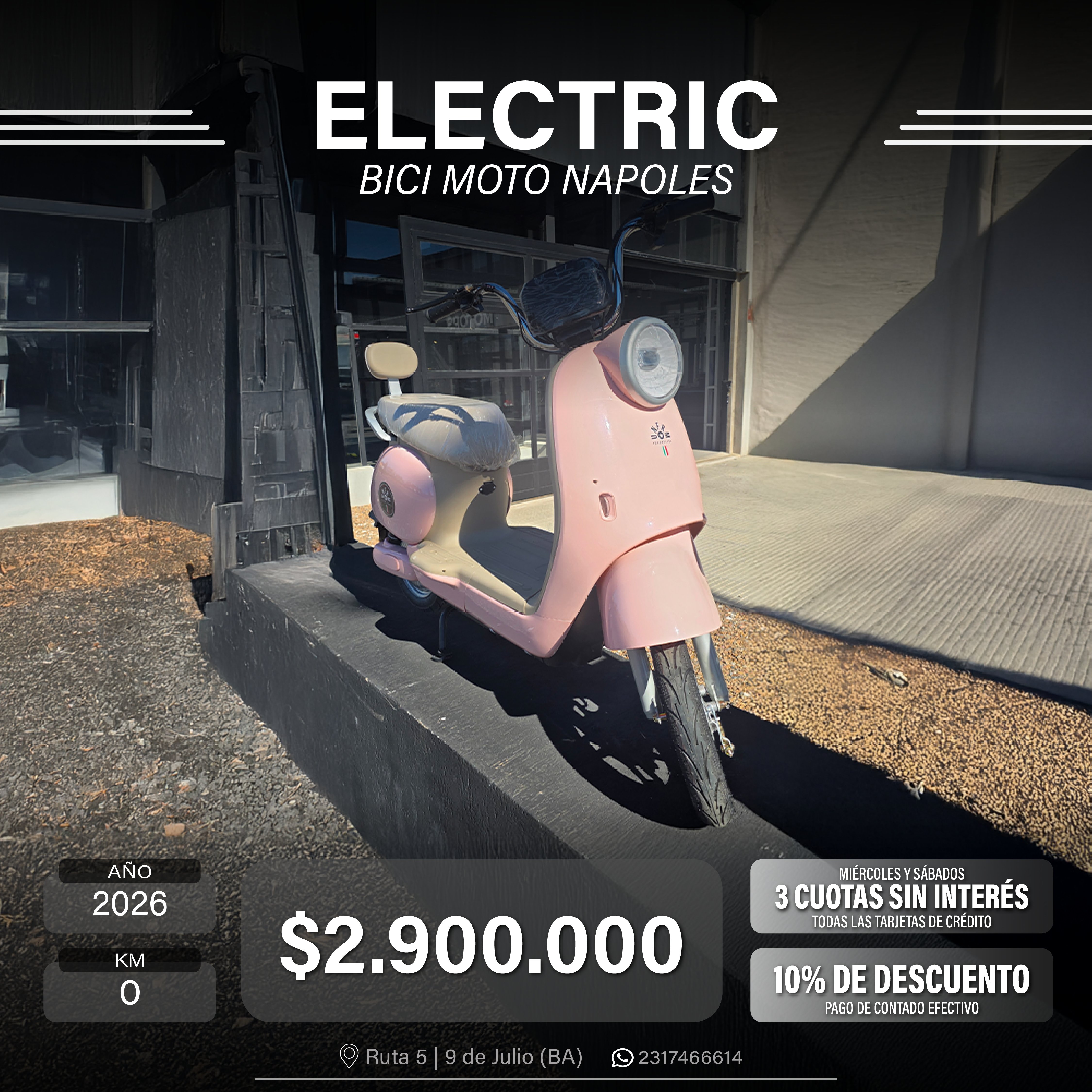 ELECTRIC BICI MOTO NAPOLES
