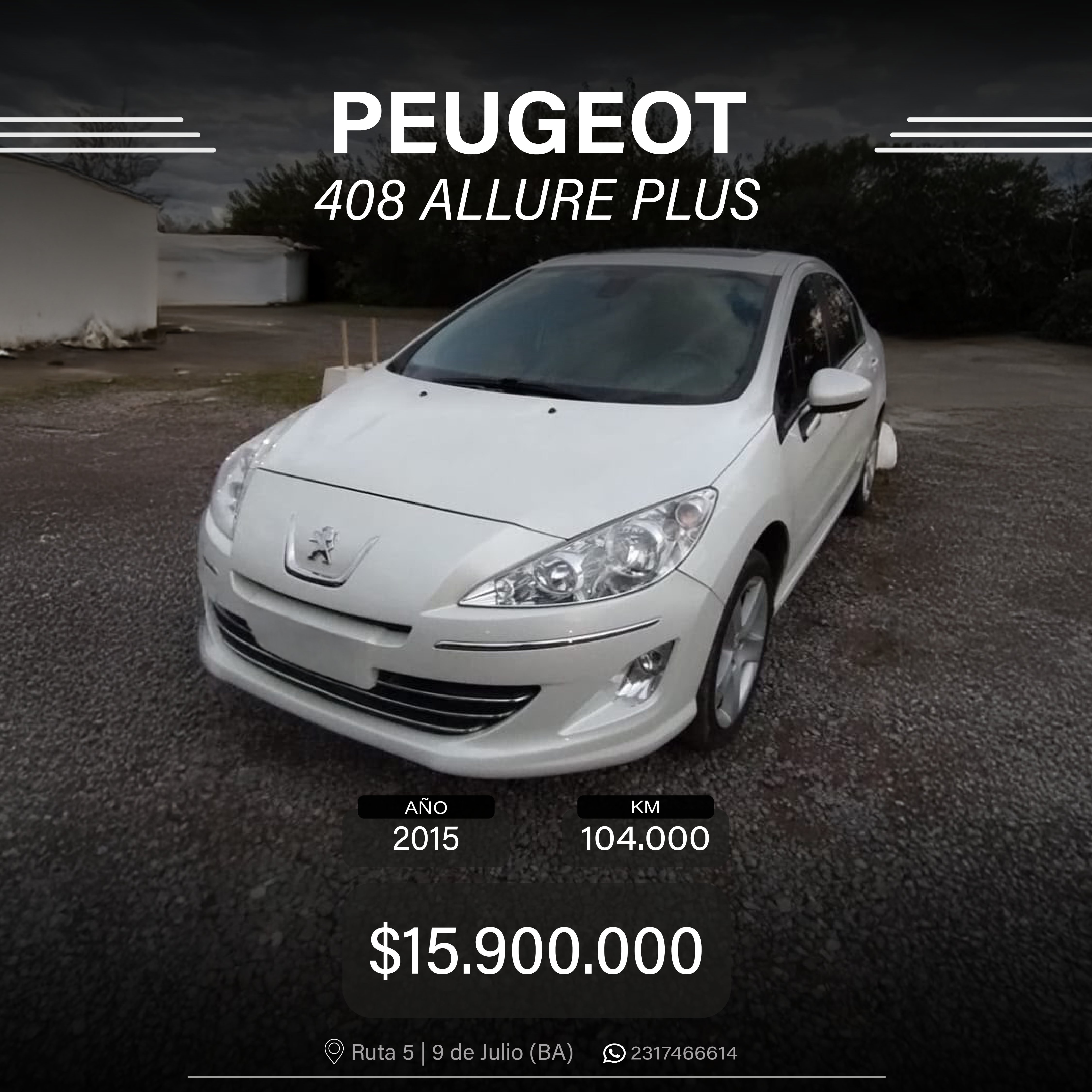 PEUGEOT 408 ALLURE PLUS