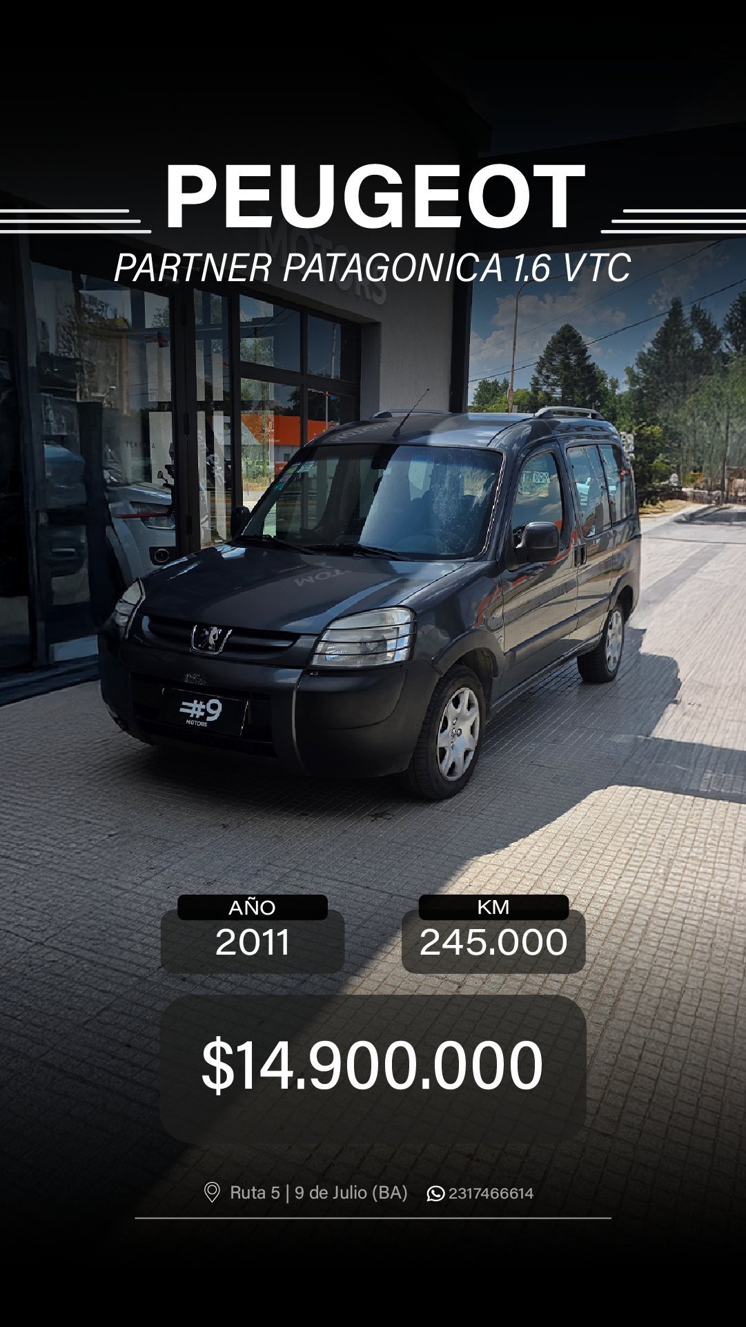 Miniatura 3 de PEUGEOT PARTNER PATAGONICA 1.6 VTC 2011