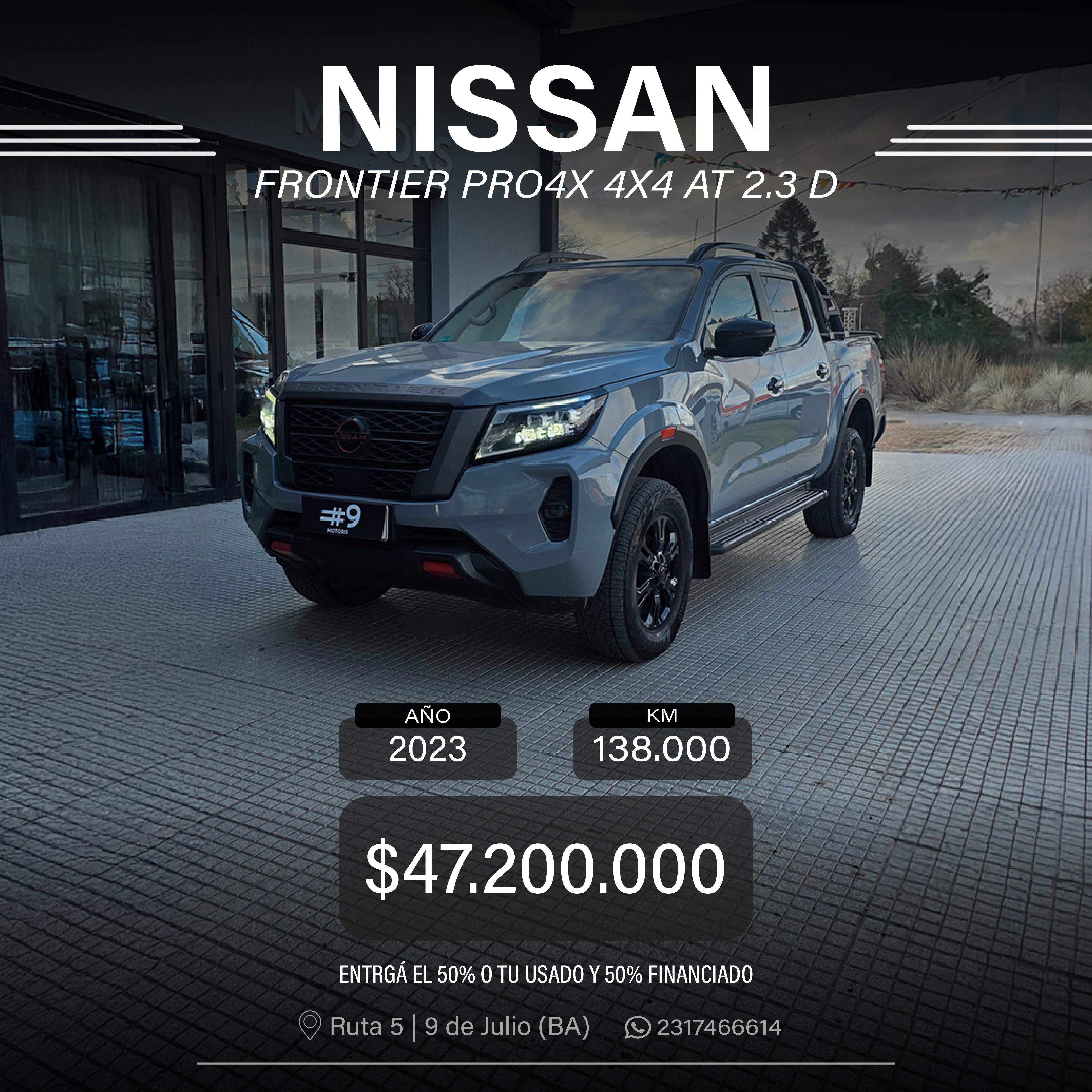 NISSAN FRONTIER PRO4X 4X4 AT 2.3 D