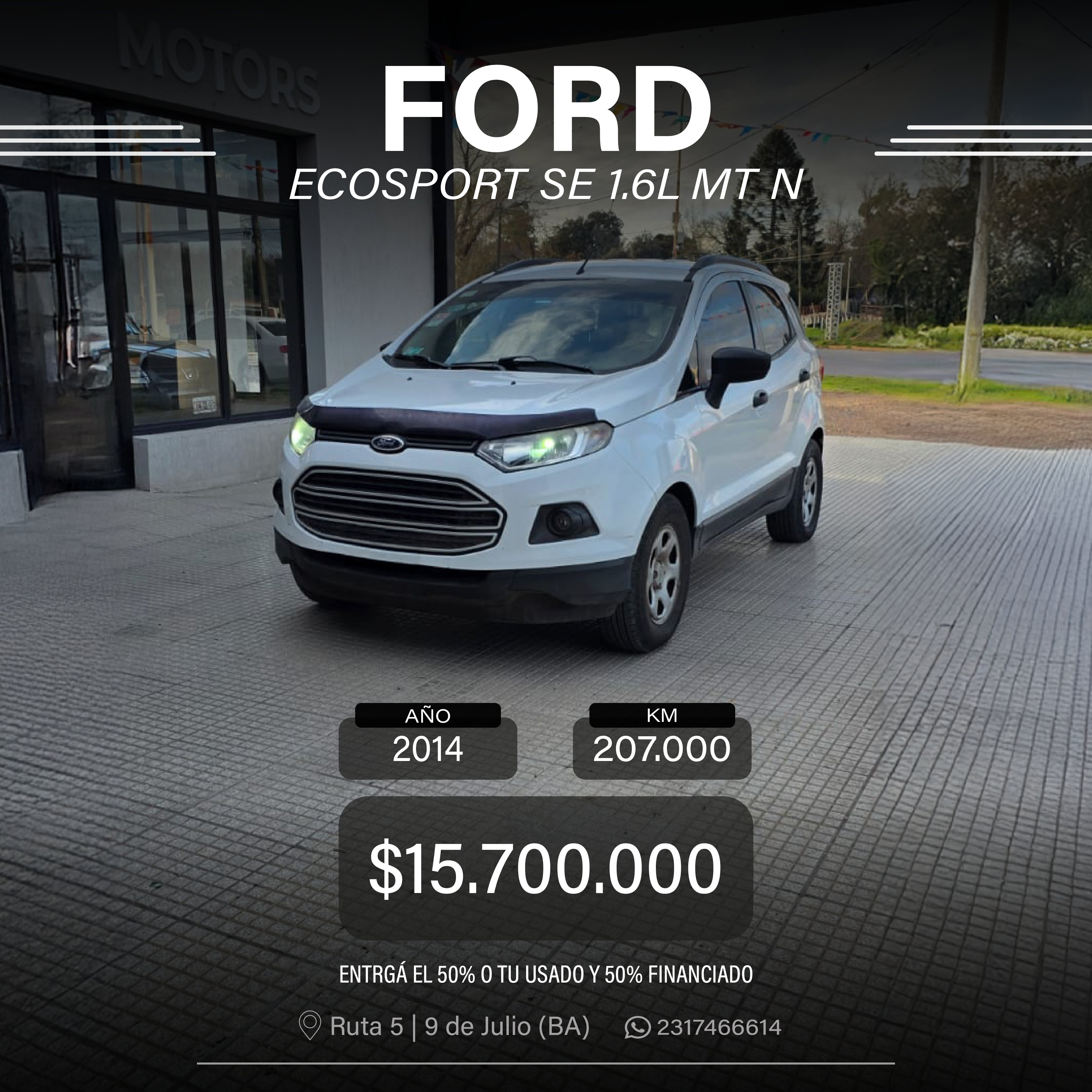 FORD ECOSPORT SE 1.6L MT N