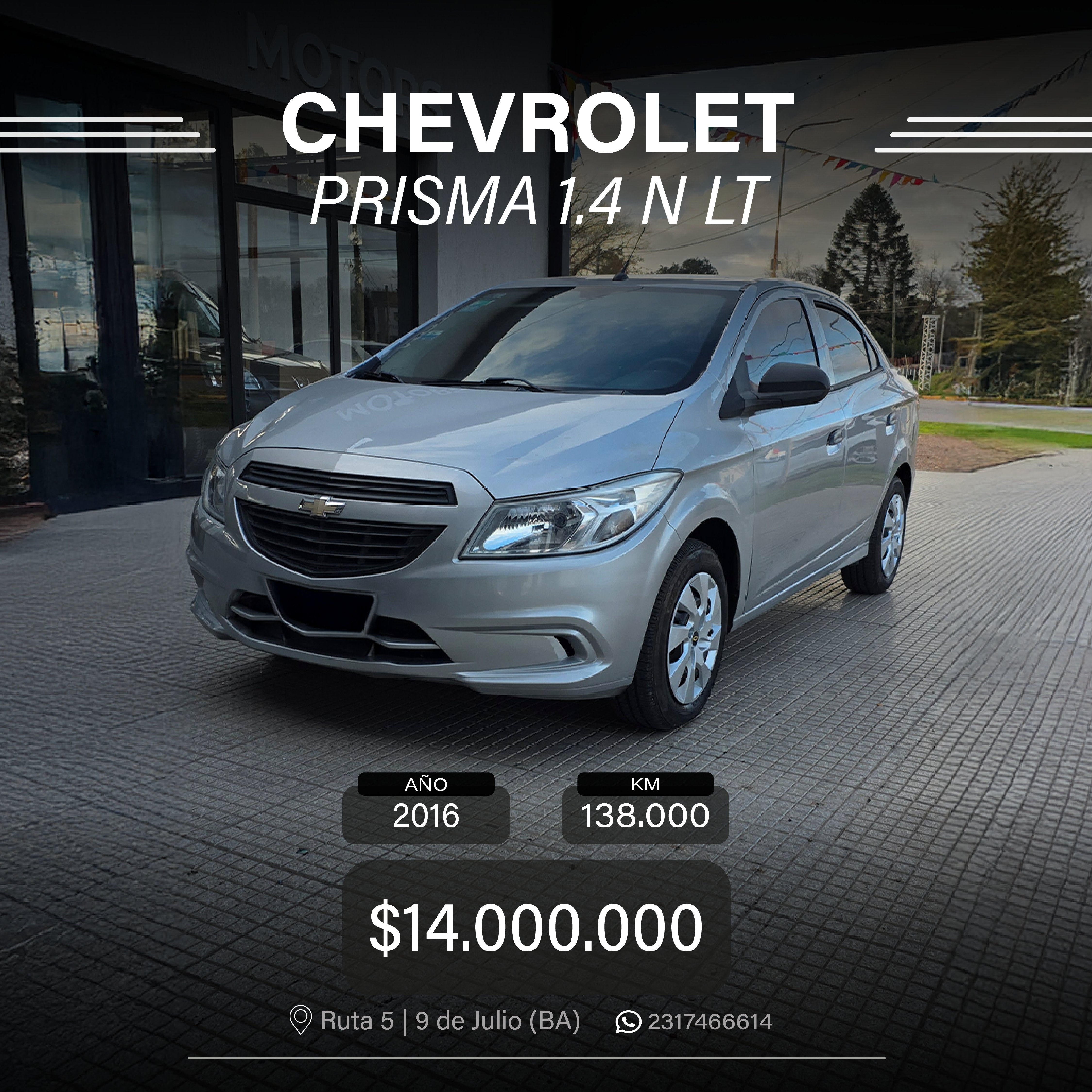 CHEVROLET PRISMA 1.4 N LT