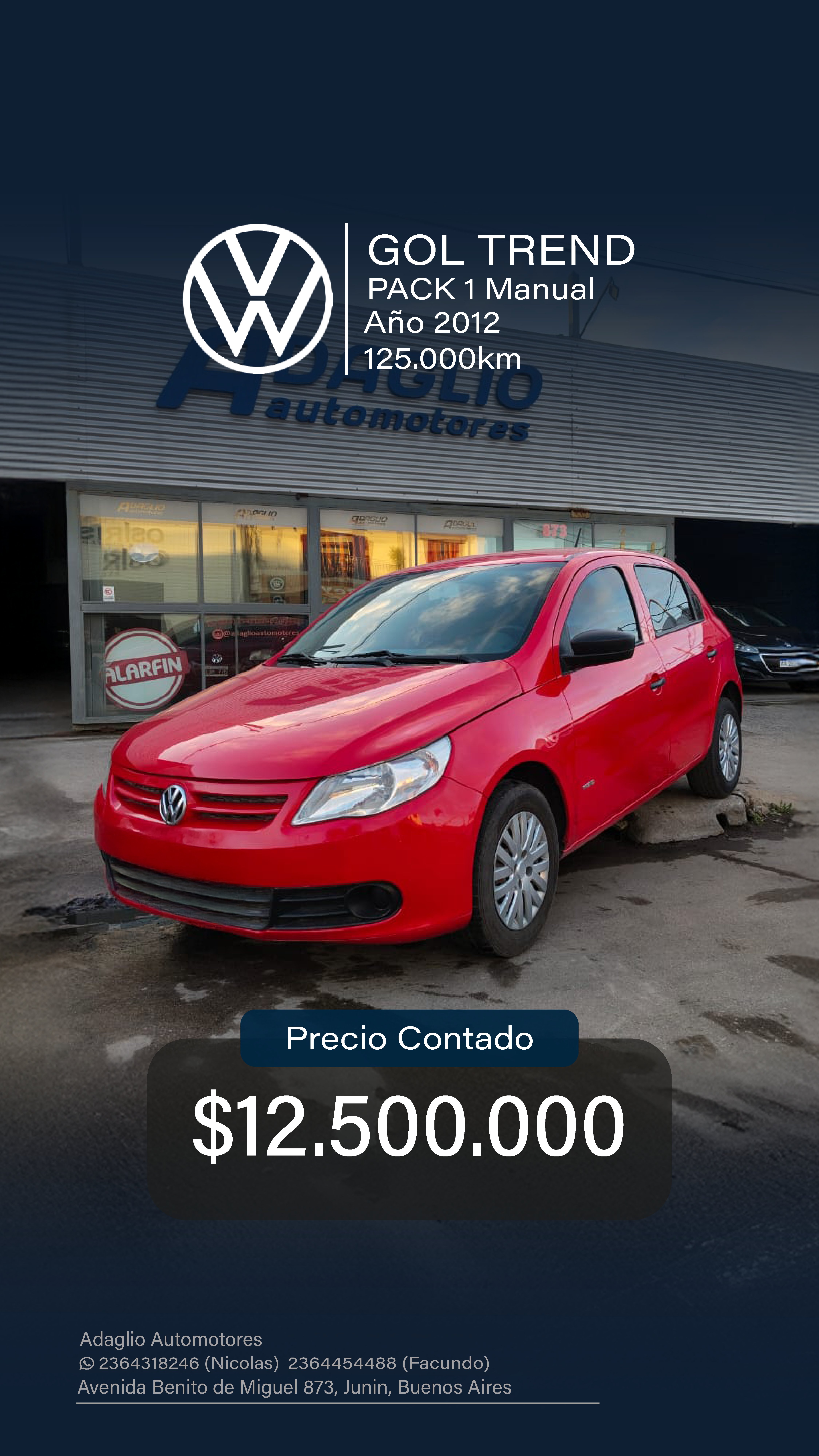 Miniatura 3 de VOLKSWAGEN GOL TREND PACK 1 2012