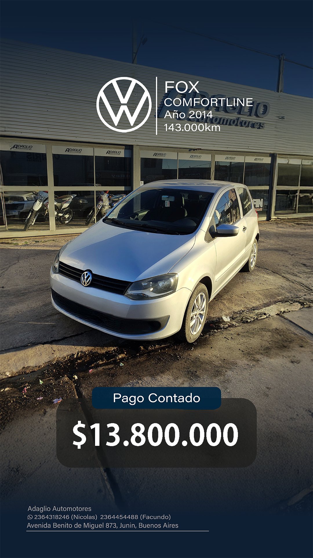 Miniatura 3 de VOLKSWAGEN FOX COMFORTLINE 2014