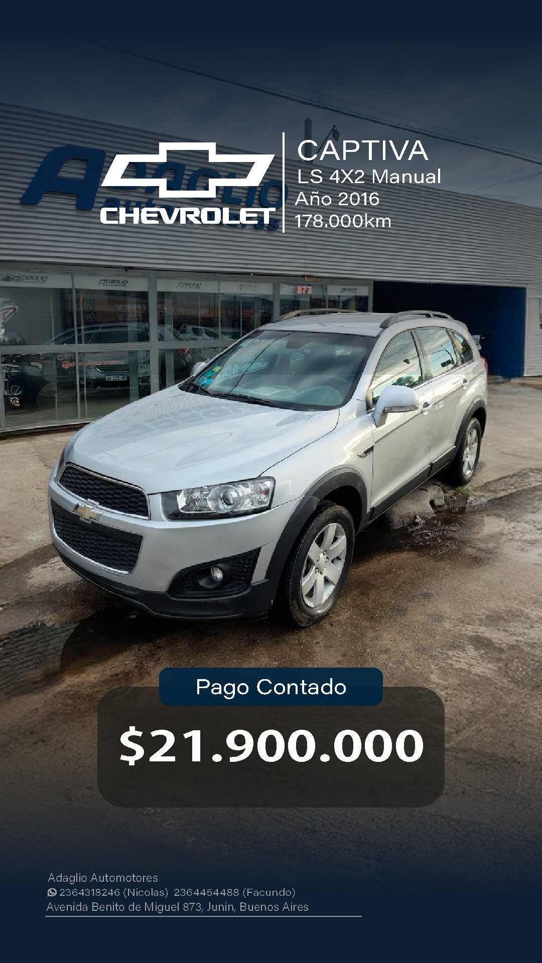 Miniatura 3 de CHEVROLET CAPTIVA LS 2016