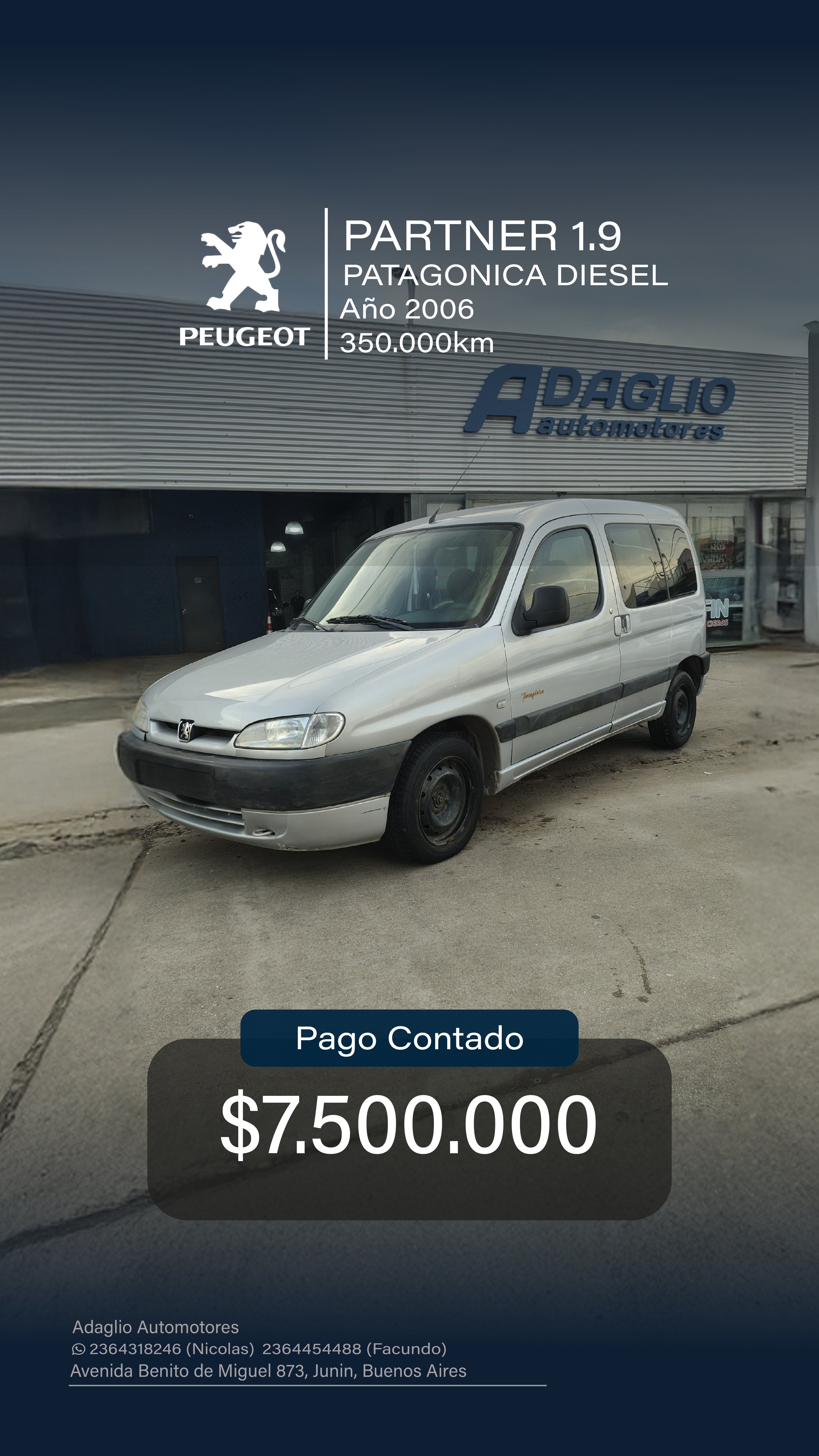 Miniatura 3 de PEUGEOT PARTNER PATAGONICA 1.9 D 2006