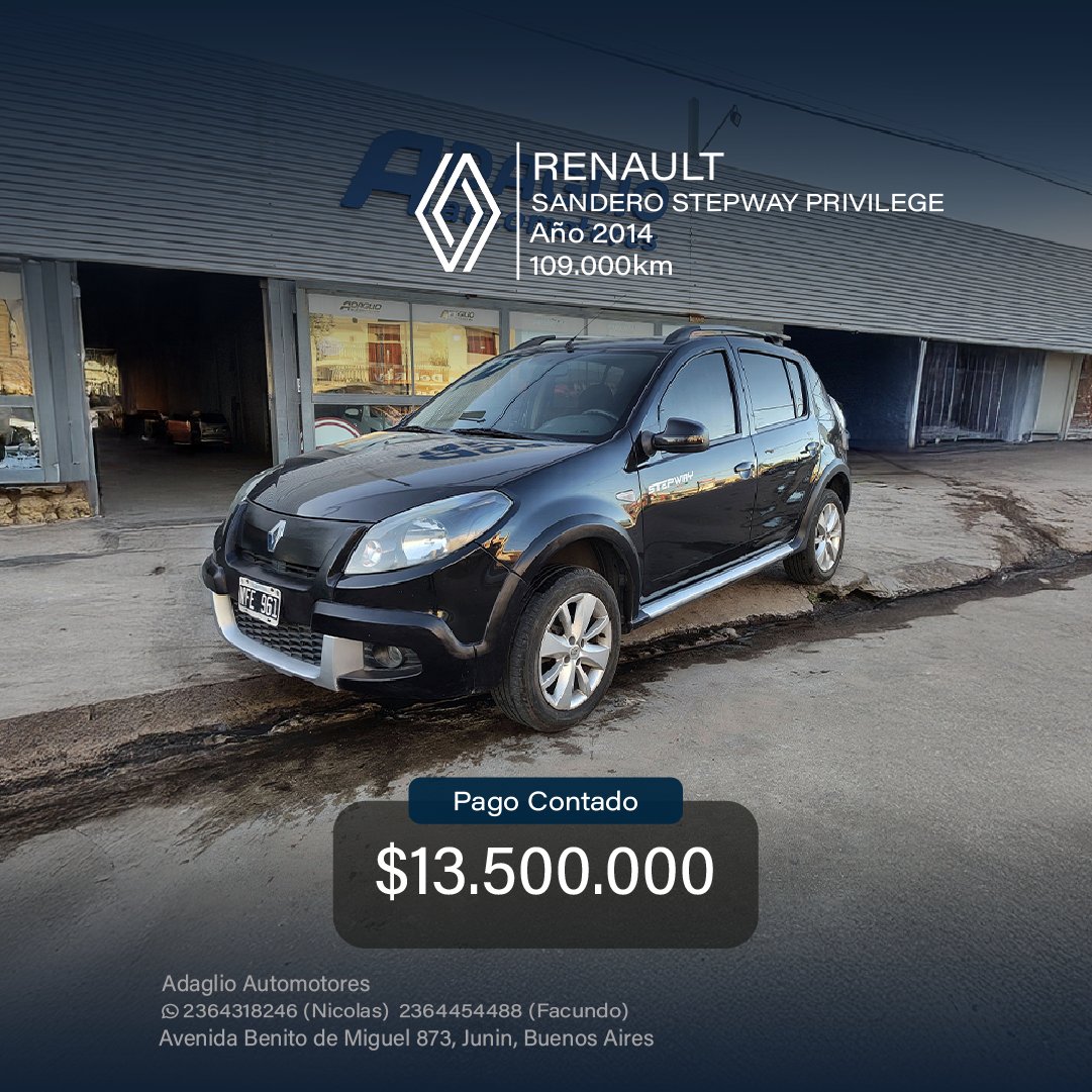 RENAULT SANDERO STEPWAY PRIVILEGE