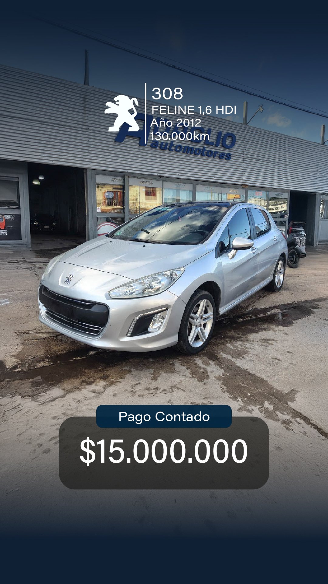 Miniatura 3 de PEUGEOT 308 FELINE 1.6 HDI 2012