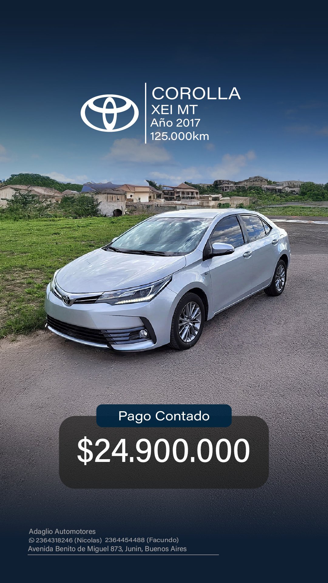 Miniatura 3 de TOYOTA COROLLA XEI MT 2017