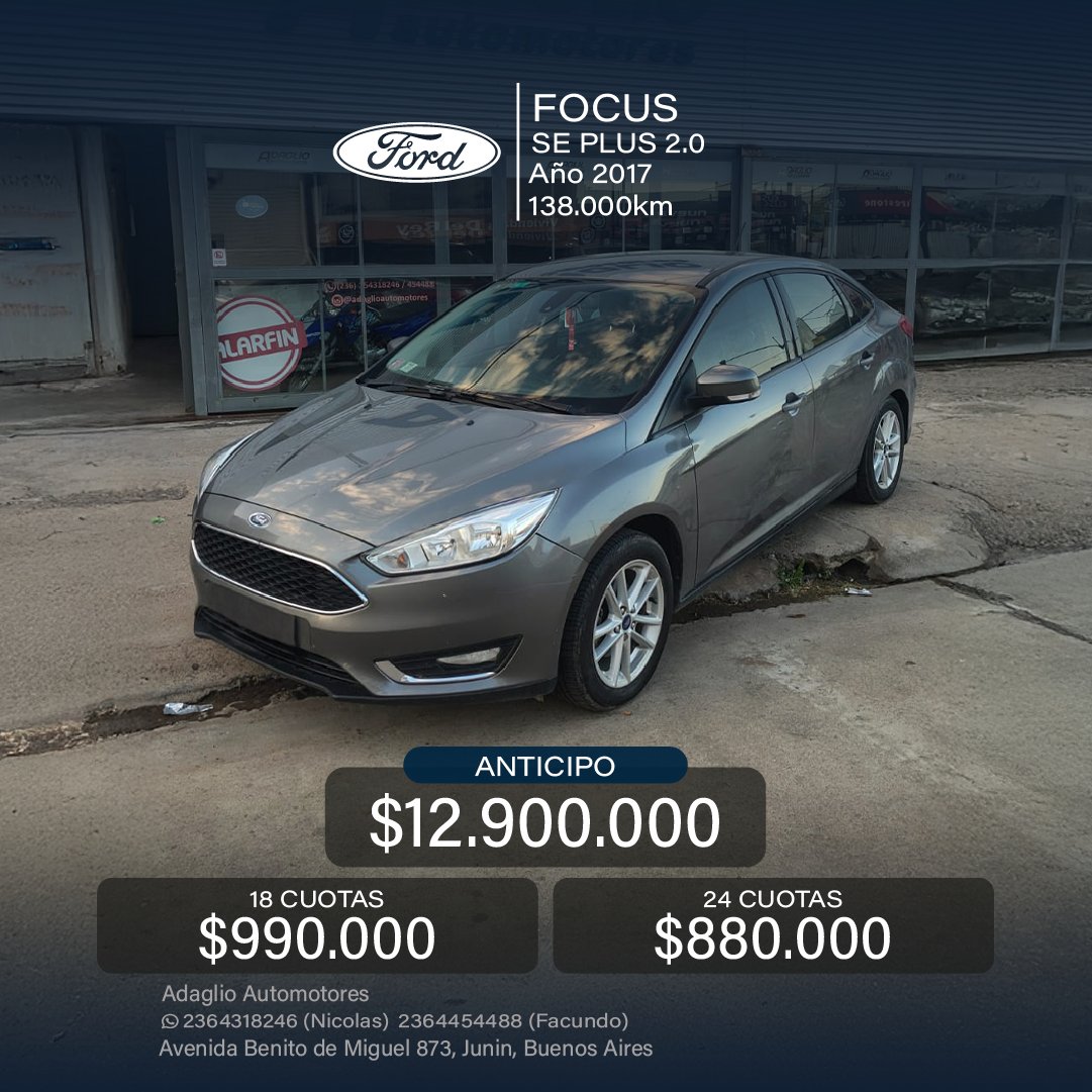 FORD FOCUS SE PLUS 2.0