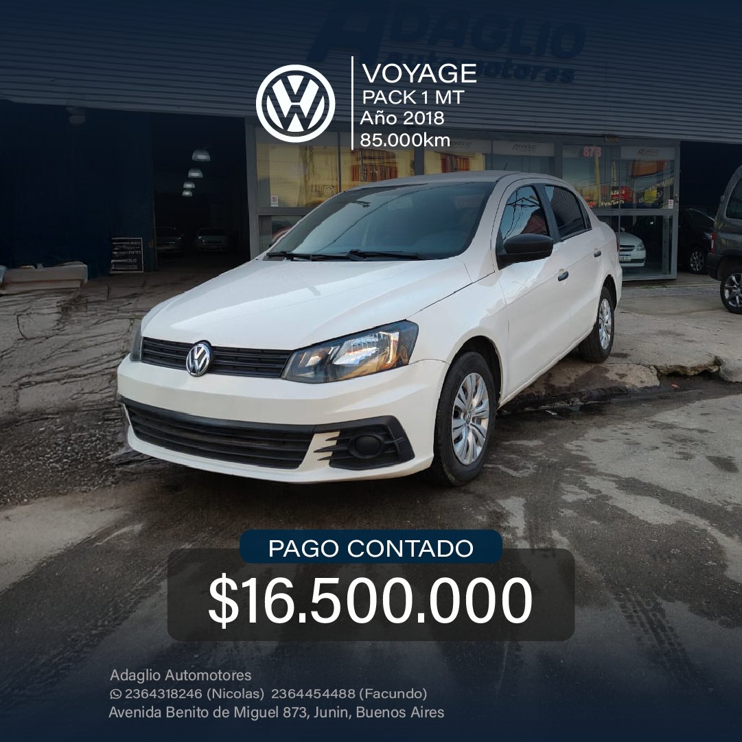 VOLKSWAGEN VOYAGE PACK 1 MT