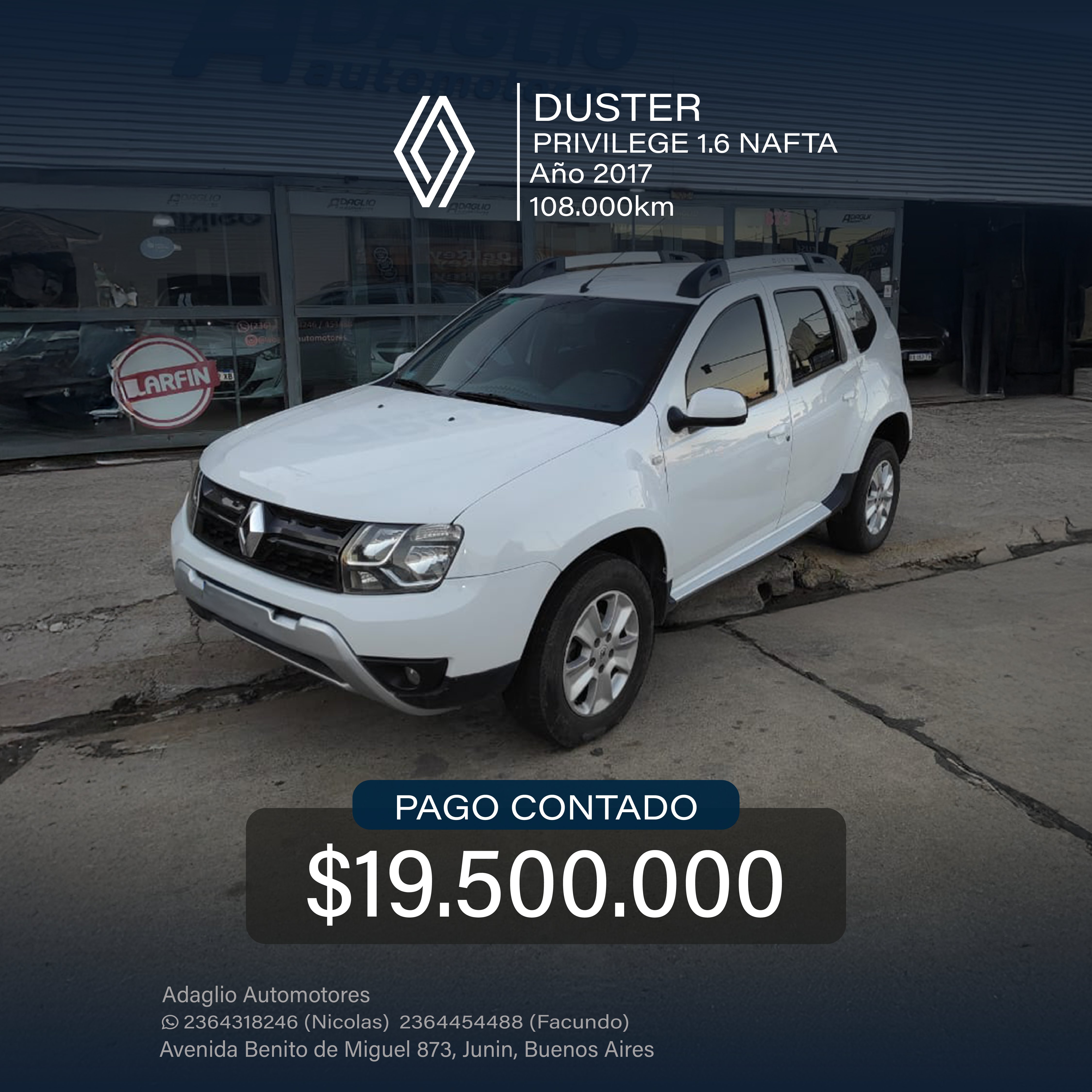 RENAULT DUSTER PRIVILEGE 1.6 NAFTA