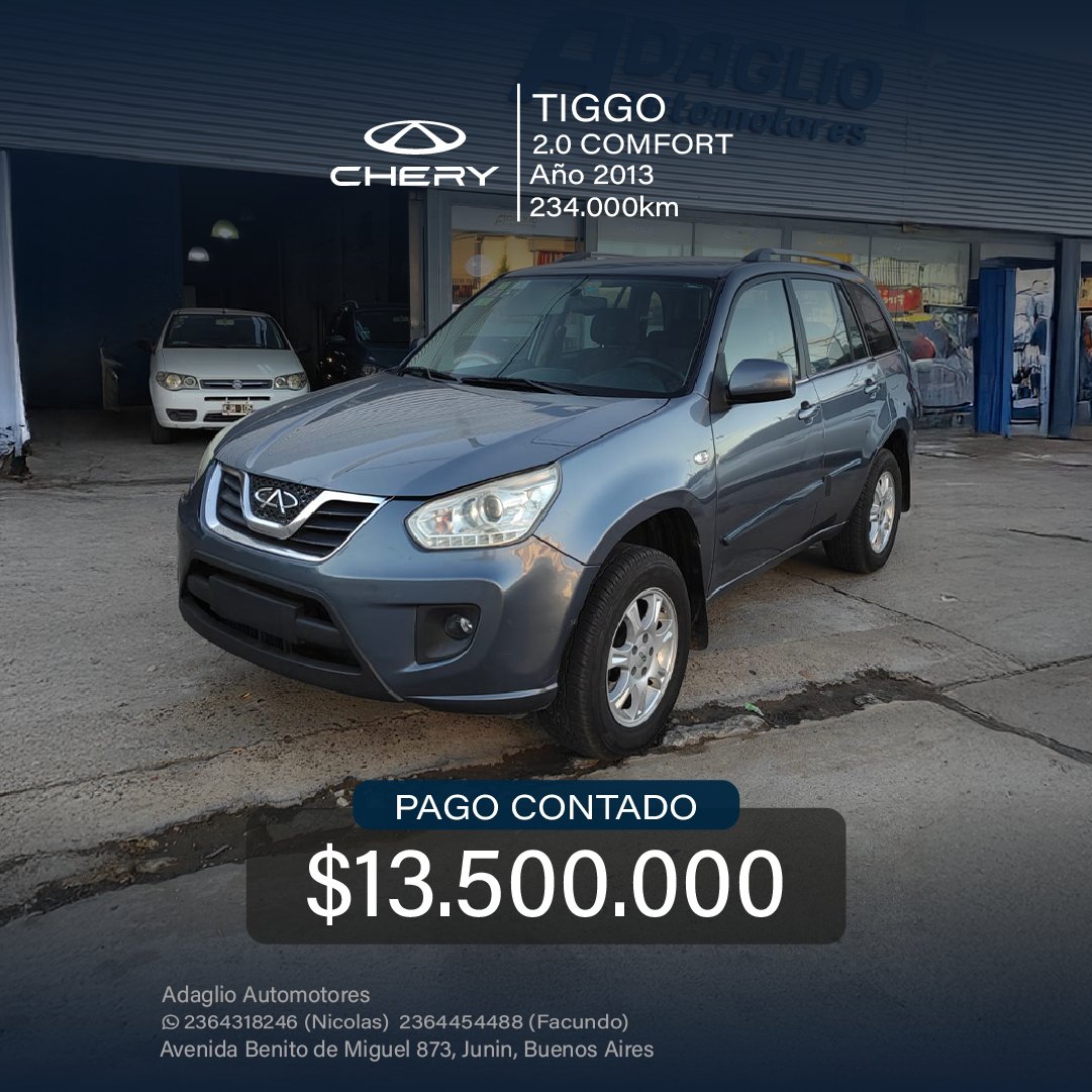 CHERY TIGGO 2.0 COMFORT