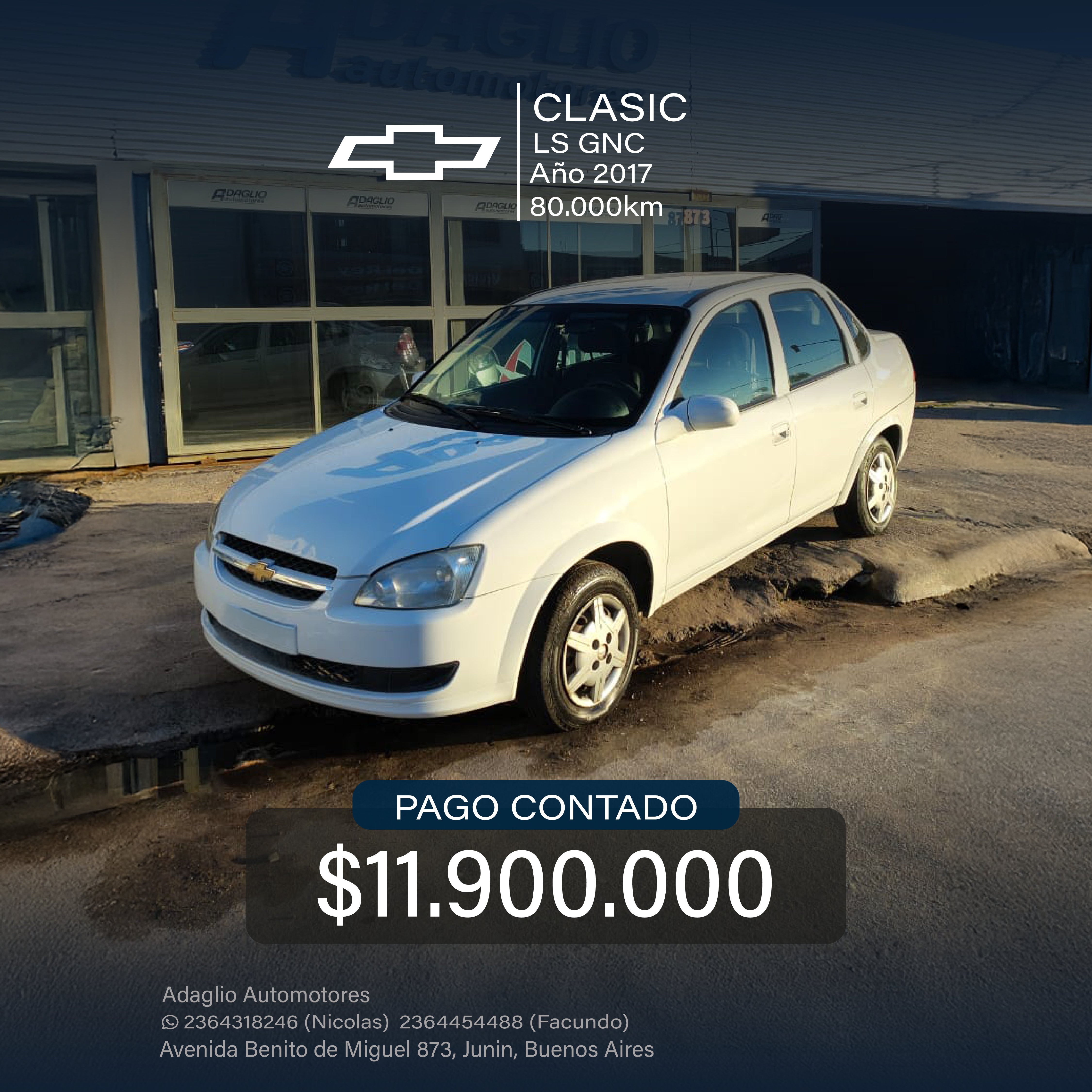 CHEVROLET CLASIC LS GNC