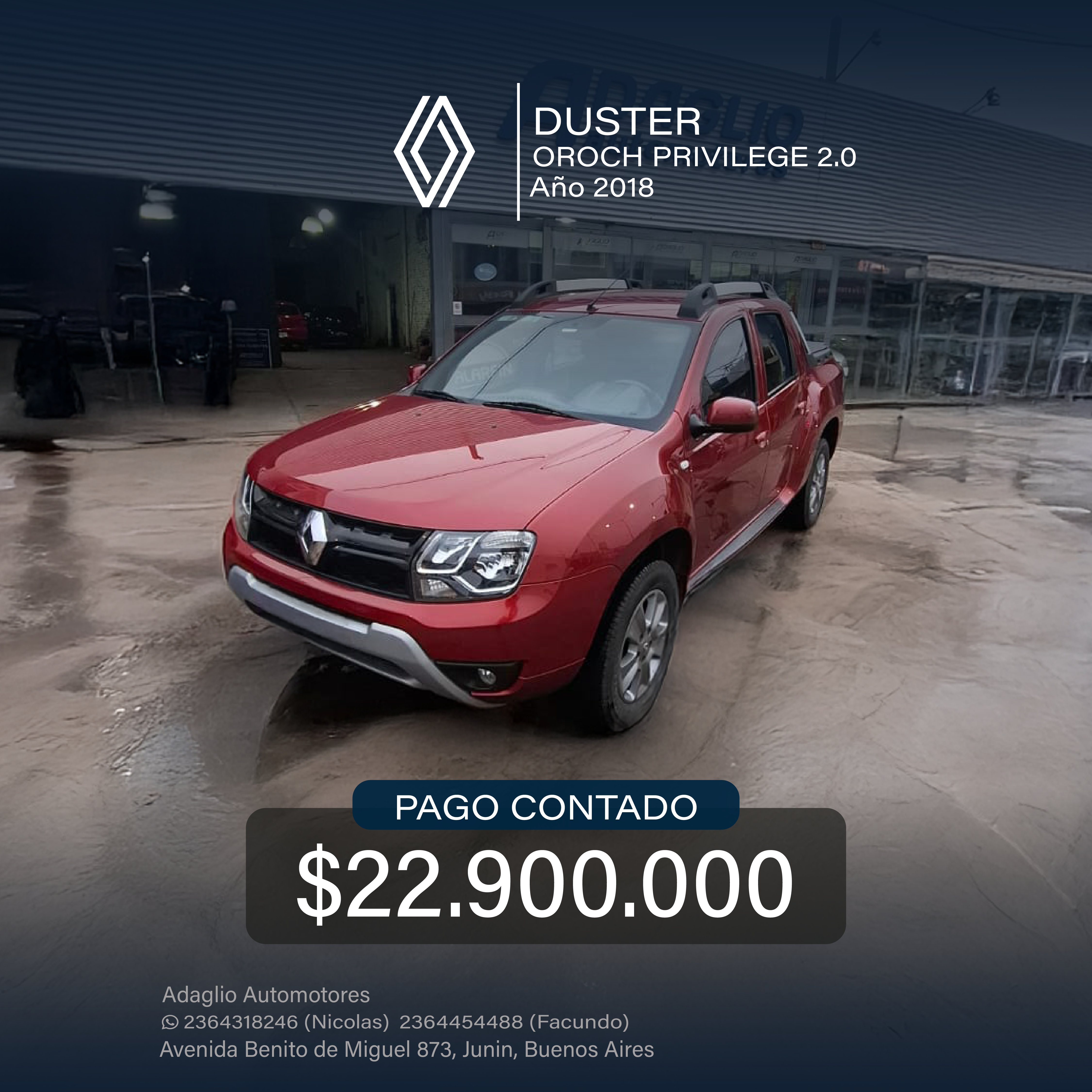 RENAULT DUSTER OROCH PRIVILEGE 2.0