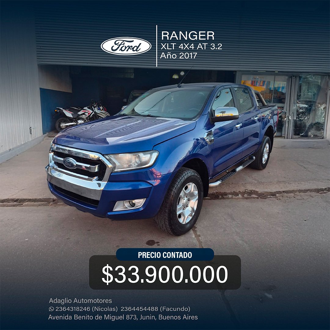 FORD RANGER XLT 4X4 AT 3.2