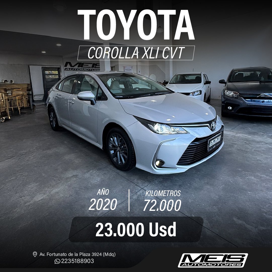 TOYOTA COROLLA XLI CVT