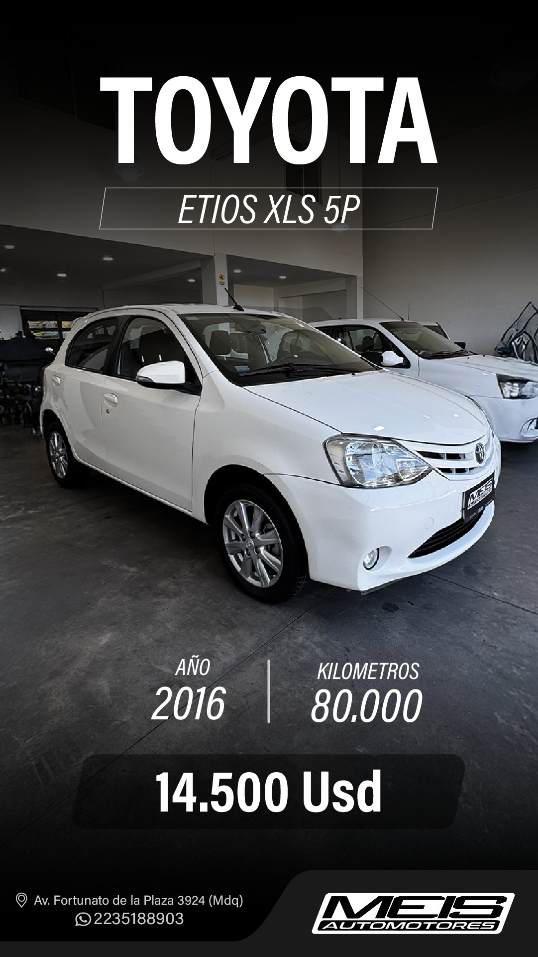 Miniatura 3 de TOYOTA ETIOS XLS 5P 2016