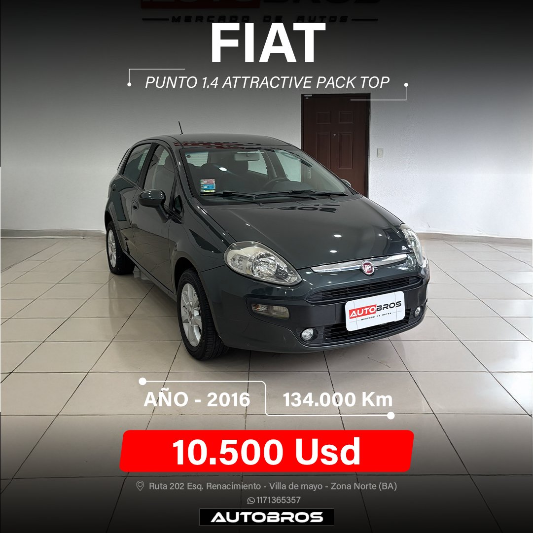 FIAT PUNTO ATTRACTIVE PACK TOP 1.4