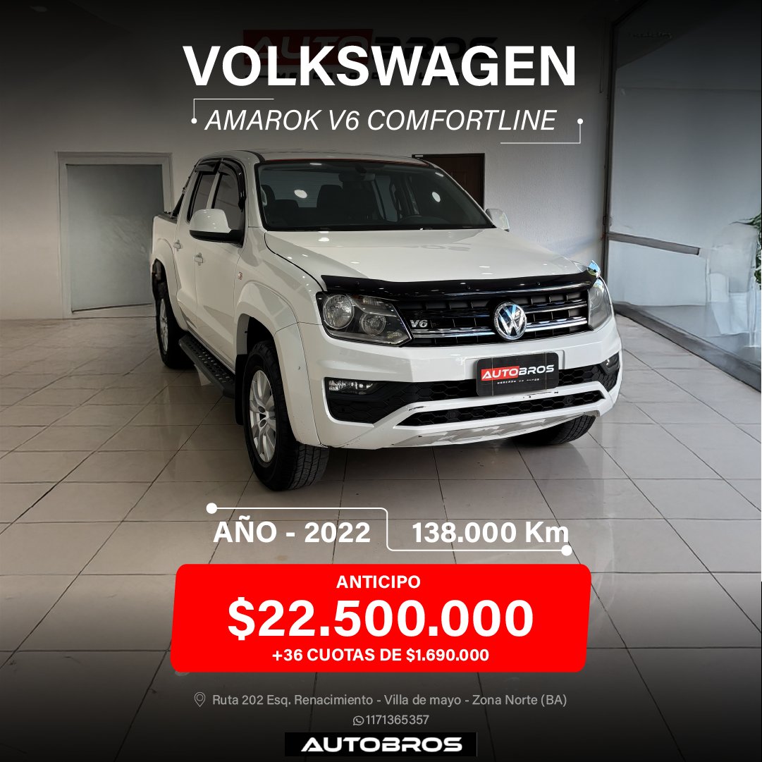 VOLKSWAGEN AMAROK V6 COMFORTLINE