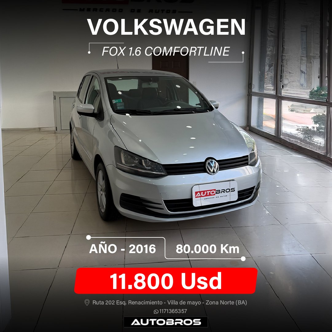 VOLKSWAGEN FOX 1.6 COMFORTLINE