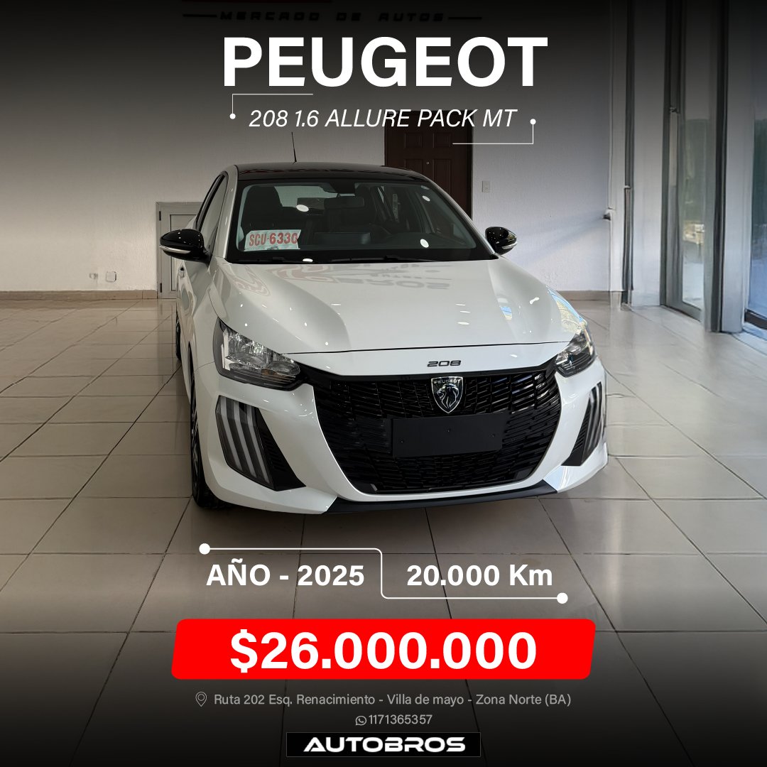 PEUGEOT 208 1.6 ALLURE PACK