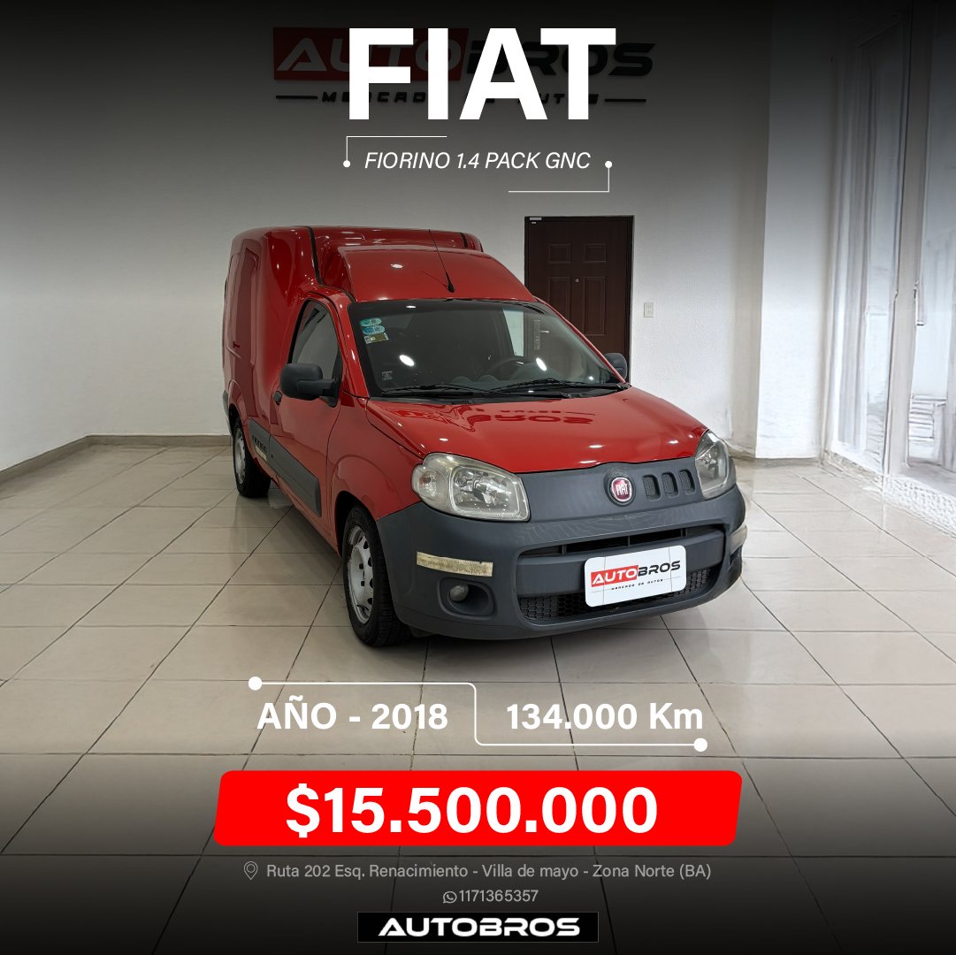 FIAT FIORINO 1.4 PACK GNC