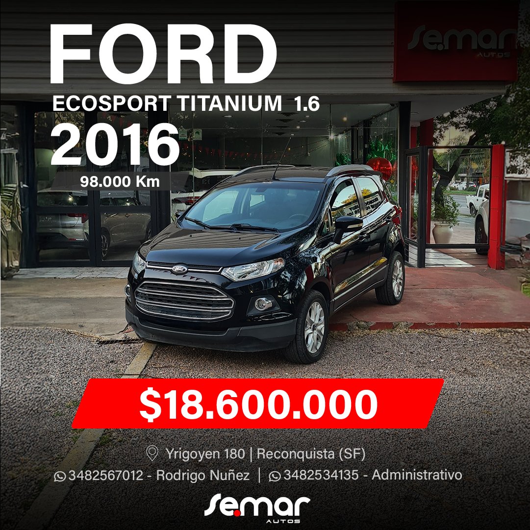 FORD ECOSPORT TITANIUM 1.6