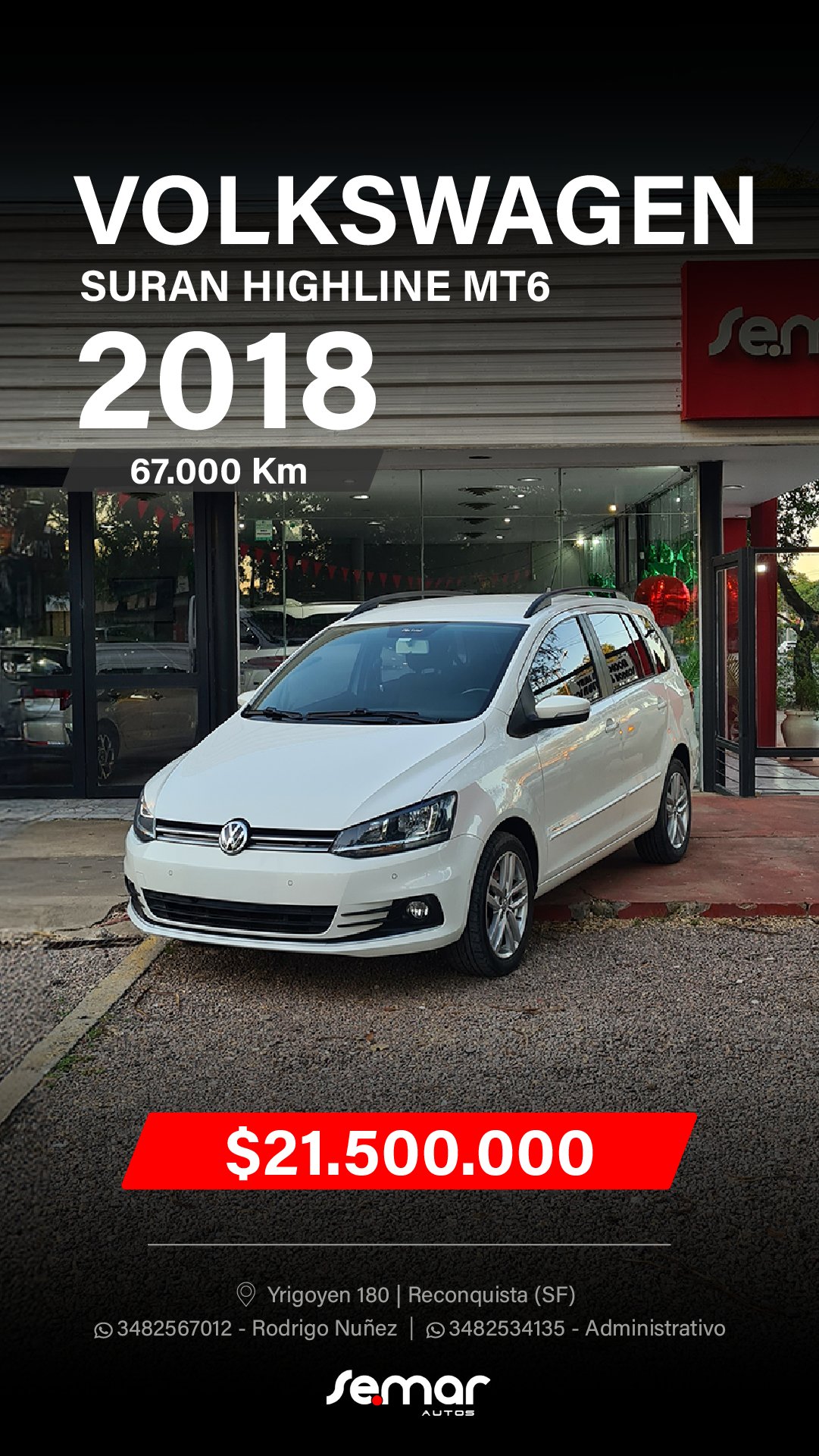 Miniatura 3 de VOLKSWAGEN SURAN HIGHLINE 2018