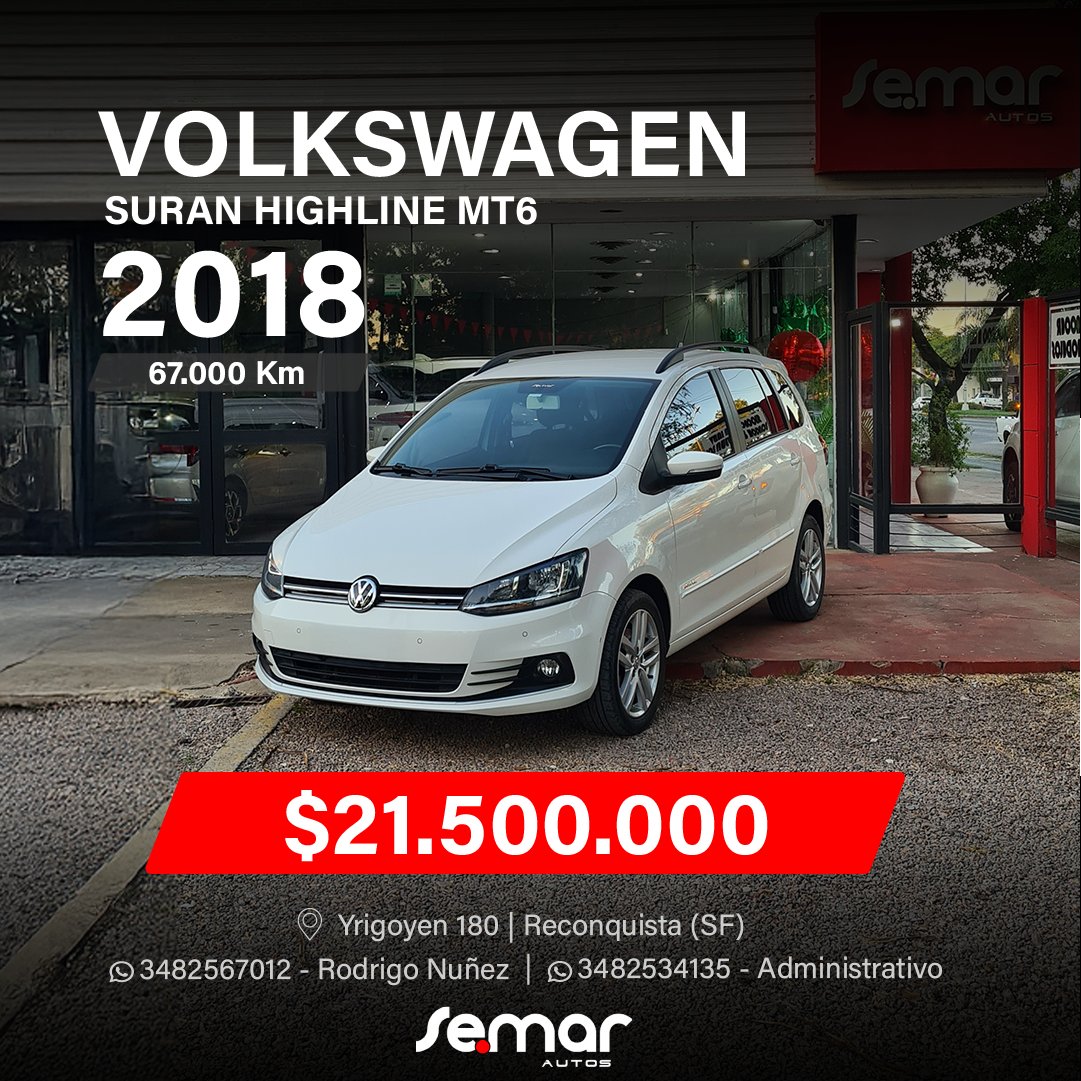 VOLKSWAGEN SURAN HIGHLINE